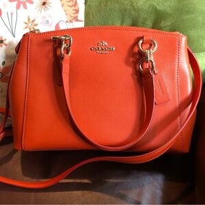 NWT Coach leather crossbody handbag